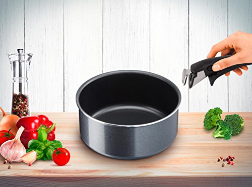 Tefal l2312802 Ingenio Elegance – Cazo aluminio, diámetro 16 cm, negro