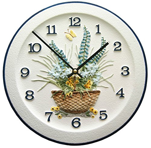 Terrastudio 00.2404 Relojes de Pared Clásicos Relojes de Cocina Relojes de Cerámica