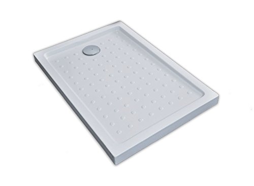 The Living Design 910816 Plato de ducha acrílico, Blanco, 150 x 70 x 6 cm