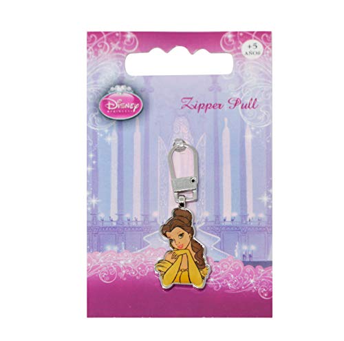Tirador de cremallera metálico, princesa Disney Bella Ref. 245