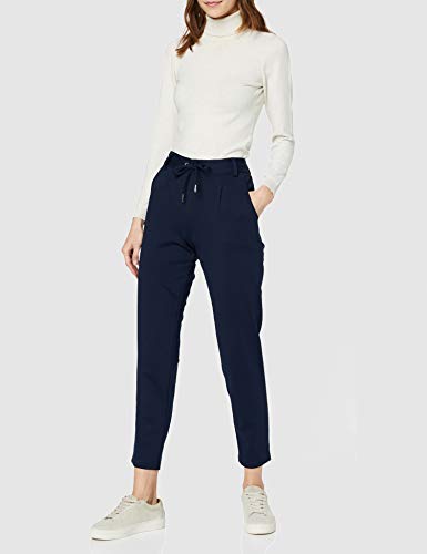 TOM TAILOR Denim Knitted Trackpants Pantalón de vestir , Azul ( 10360 marino real ) , XL/32 para Mujer