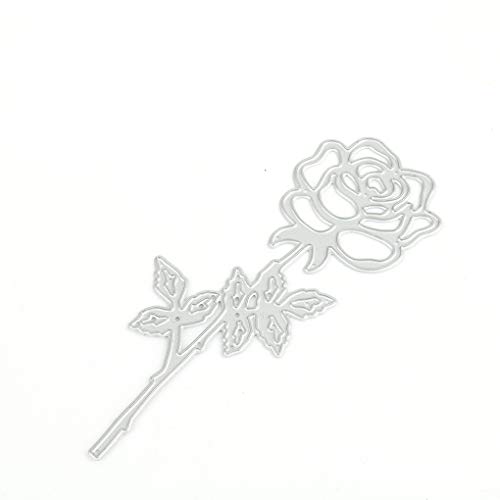 topker Metal cortador de corte de flores muere troqueles para hacer rosa delicado tarjetas álbum de fotos
