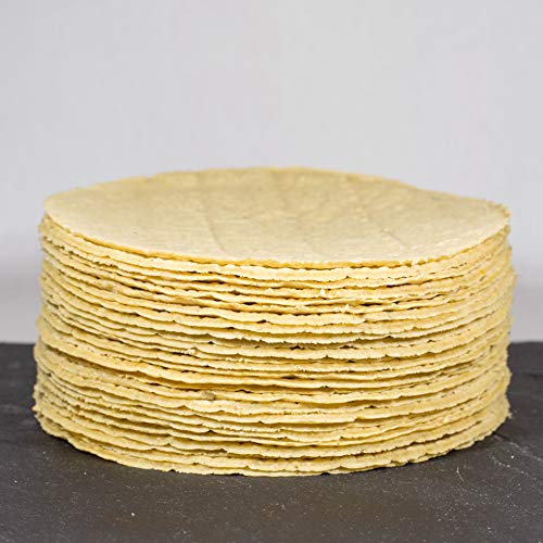 Tortillas mexicanas de maíz amarillo, sin gluten 500 gr. 12cm.