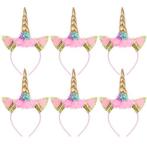 TOYMYTOY Pack de 6 cuerdas de unicornio cuerno Perfect Unicorn Party Supplies Party Favor