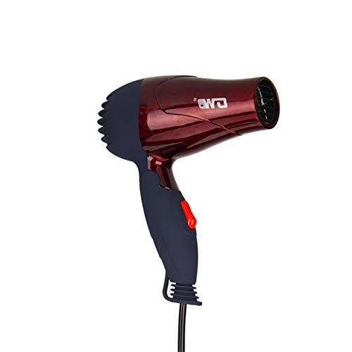 Tree-on-Life GW-555 1500W Mini secador de Pelo portátil Plegable Plegable de bajo Consumo Estudiantes de la Escuela Soplador de Aire Compacto Ventilador de Viajero