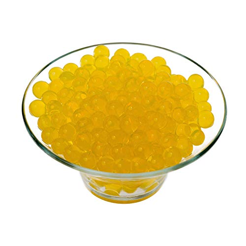 Trimming Shop Agua Bolas Silicona Orbs para Planta Jarrón Relleno, Decoración, Centros Mesa, 500pcs - Oro