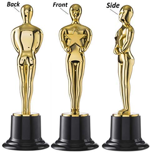 Trofeos de Oro de 15cm (Pack de 12) para Ceremonias y Fiestas