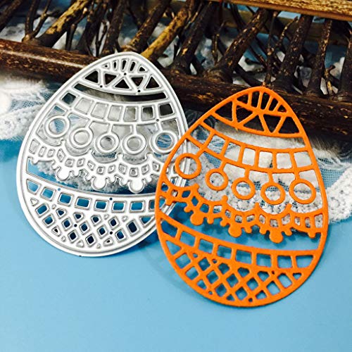 Troqueles de metal de huevo de Pascua, plantillas de corte para manualidades, álbumes de fotos, álbum de fotos, troqueles de papel decorativo para hacer tarjetas