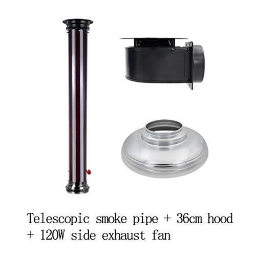 Tubo De Escape De Humo Telescópico Para Barbacoa Equipo De Extracción De Humo Comercial Para Restaurantes De Barbacoa Adecuado Para Restaurantes De Barbacoa, Restaurantes Hot Pot, Buffet