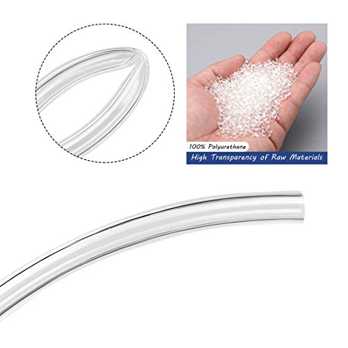 Tubo Flexible de PVC,manguera de combustible transparente,gasolina manguera de aceite,tubo transparente flexible,manguera de pvc flexible (10 * 12mm)