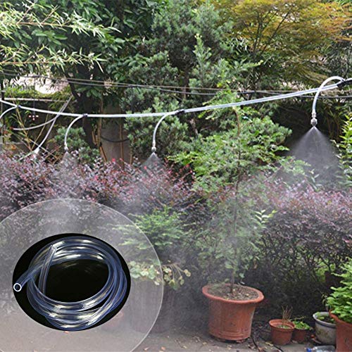 Tubo Pvc,Tubo de Silicona Transparente, Tubo Flexible de PVC Transparente,10 mm (Diámetro Interior) x 12 mm (Diámetro Exterior), para Transferencia de Líquido y Gas,2 Metro de Longitud.