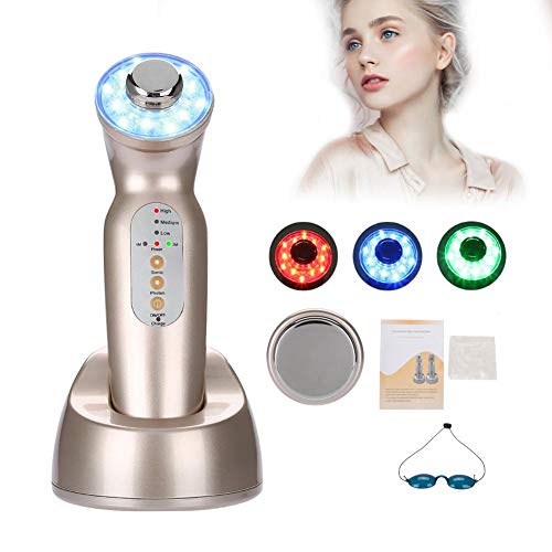 Ultrasonidos Radiofrecuencia Facial Belleza Cuidado de la Piel Aparato LED Photon Tratamiento Máquina Cara Terapia El Rejuvenecimiento Anti Arruga y Limpieza Profunda