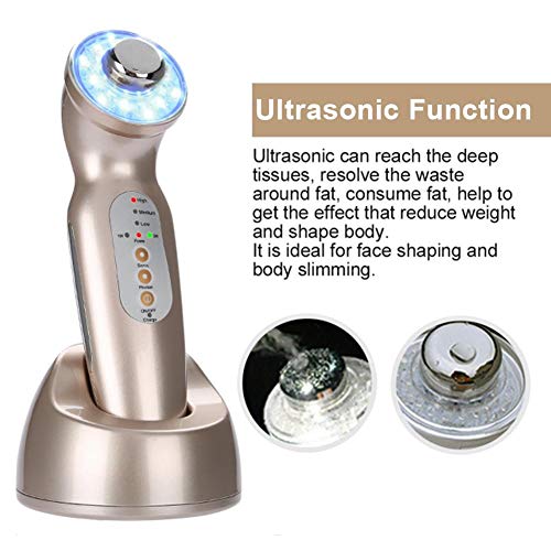 Ultrasonidos Radiofrecuencia Facial Belleza Cuidado de la Piel Aparato LED Photon Tratamiento Máquina Cara Terapia El Rejuvenecimiento Anti Arruga y Limpieza Profunda