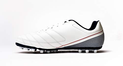 Umbro Classico VII AG, Botas de fútbol para Hombre, Blanco (White/Dark Navy/Vermillion D62), 42 EU