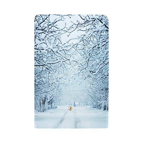 Unique Custom Winter Landscape Women Trifold Wallet Long Purse Credit Card Holder Case Bolso