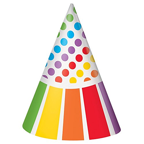 Unique Party- Gorros de Fiesta, 8 Unidades (47121)