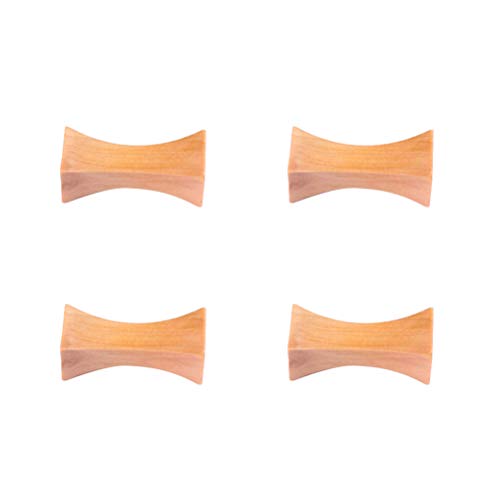 UPKOCH 4 Piezas de Palillos de Madera de Descanso Tipo Almohada Tenedores Tenedores Soporte Soporte Chino Estilo Japonés Mesa de Cena Decoración para Restaurante en Casa (Cintura Gruesa)