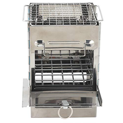 V-Beby - Barbacoa portátil para Exteriores, Plegable, para Picnic, Camping, Barbacoa, Horno de carbón Vegetal