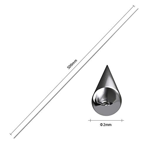 Varillas De Soldadura De Aluminio TIG Varillas De Soldadura De Baja Temperatura Varillas De Soldadura Con Núcleo De Fundente Al Electrodos De Relleno (2mm-50pcs)