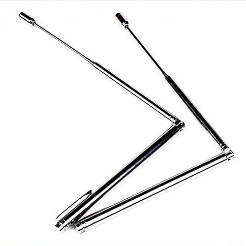 Varillas radiestesia 2 Piezas/Juego Adivinación Duradera Observar Accesorios Herramienta Acero Inoxidable Detector Flexible Instrumentos medición Agua Bruja Fantasma Caza Ajustable