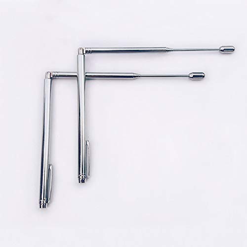 Varillas radiestesia 2 Piezas/Juego Adivinación Duradera Observar Accesorios Herramienta Acero Inoxidable Detector Flexible Instrumentos medición Agua Bruja Fantasma Caza Ajustable
