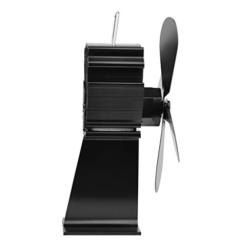 Ventilador de estufa, ventilador con potencia calorífica para estufa de leña, chimenea de leña, respetuoso con el medio ambiente y eficiente