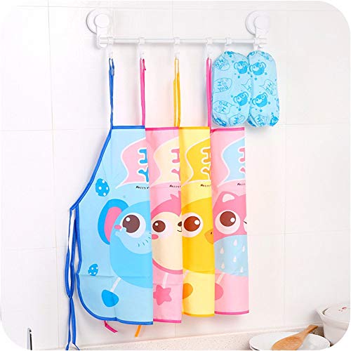 VerteLife Delantal de Cocina para niños, Delantal impermeable y mangas de cocina Juego de chef para Manualidades Actividad de Pintura Artística, Eventos Comunitarios y Cocina para Cocinar - Mono