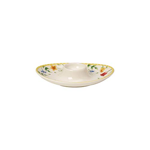 Villeroy & Boch Spring Awakening Huevera, Porcelana , Flores, Huevera, Amarillo/Verde/Rojo