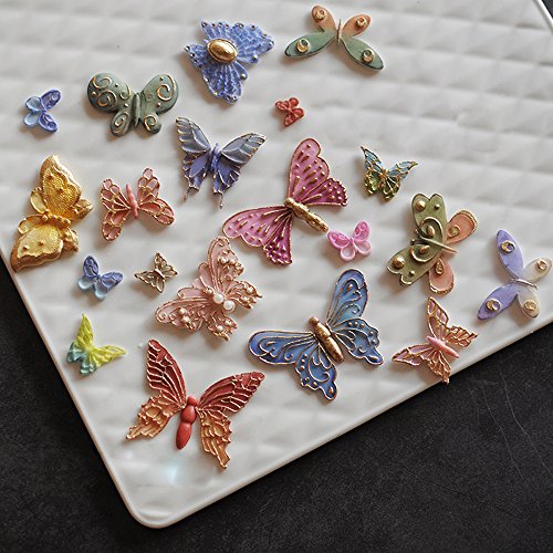 Vivin formado mariposa del molde del silicón de la estera por Decoración de Pasteles, magdalenas, Sugarcraft y Caramelos