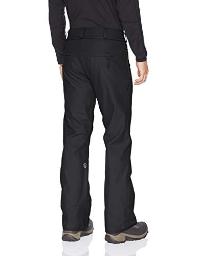Volcom Freakin Snow Chino Pantalones de Esquí, Hombre, Negro, M