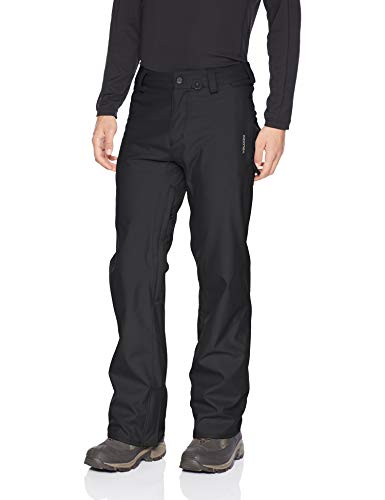 Volcom Freakin Snow Chino Pantalones de Esquí, Hombre, Negro, M