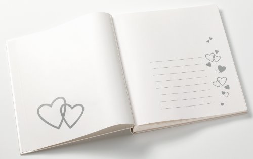 Walther, Libro de Visitas, Sweet Heart, GB-123, 23x25 cm, 144 Páginas Blancas