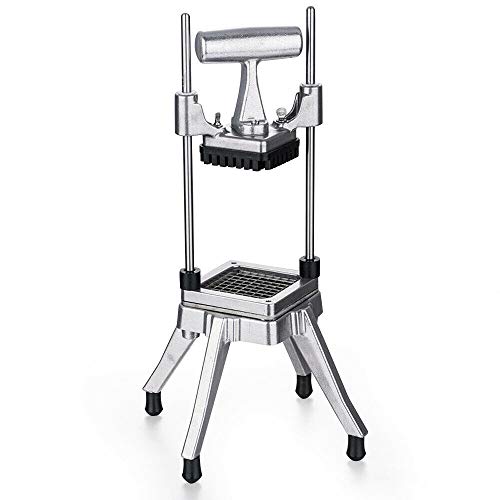 Wangkangyi 1/4 pulgadas manual Verduras Cortador Cortador de Patatas Cortador de Patatas y Frutas Industrial Cuchilla Acero Inoxidable Cuchilla Trituradora