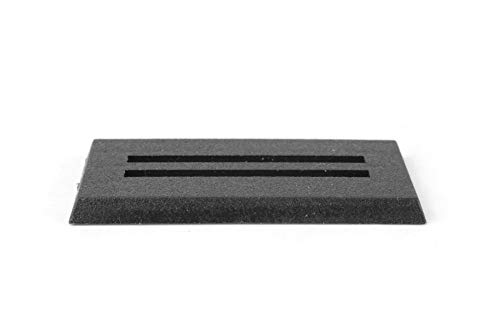War World Gaming - Peanas rectangulares de plástico 25mm x 50mm con Ranura (Elige cantidad) - Wargames Históricos, Wargaming, Base, Escenografía, Miniaturas, Dioramas, Figuras, RPG