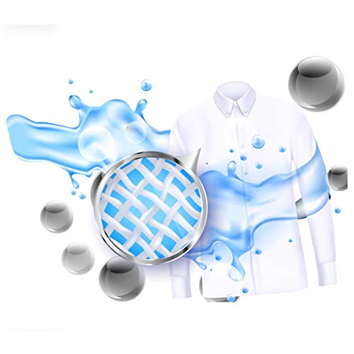 WARMWORD detergente de Ropa para lavador, Polvo Formato Profesional lavandería a Prueba Color quitamanchas blanqueamiento Fuerte Clean líquido Lavadora, Peso 250g