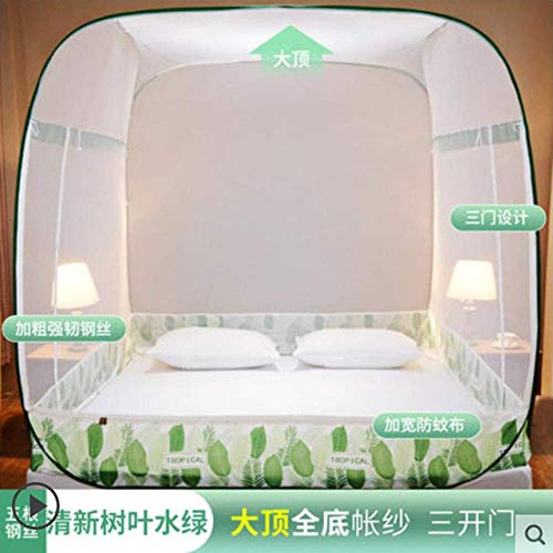 WCY Mosquitera Todas Fondo Mosquitera Individual Doble Personas Cama Carpa de Habitaciones Casa Rural Tienda | Mosquitera, triángulo de la Fruta de Color Rosa, de 1,8 m 20x180x170cm yqaae