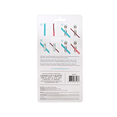We R Memory Keepers Ribbon Cutter Herramienta para Cortar Y Sellar Cintas, Multicolor, Talla única