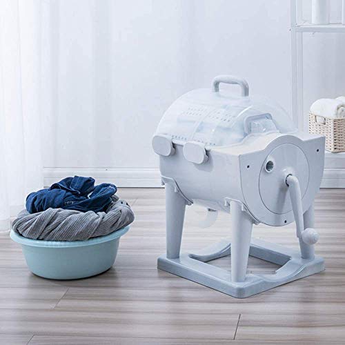 WEIZI Lavadora portátil con Secadora Lavadora Manual no eléctrica Mini Lavadora ecológica con manivela Lavadora compacta deshidratante para Acampar