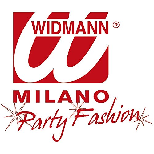 WIDMANN 03403 - adultos traje de diablo mujer, vestido con cola, cuernos y tridente Mini, L, rojo