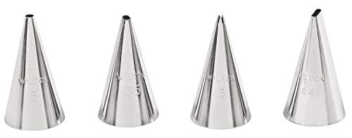 Wilton Pack de 4 boquillas de decoración, Centimeters