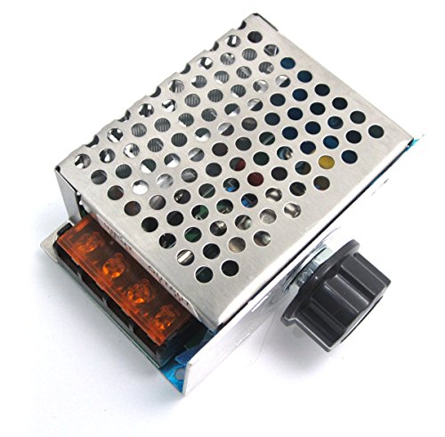WINGONEER Termostato regulador de la velocidad de atenuación de CA 220V 4000W de alta potencia SCR Regulador de voltaje electrónico gobernador