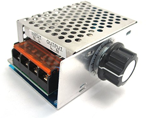 WINGONEER Termostato regulador de la velocidad de atenuación de CA 220V 4000W de alta potencia SCR Regulador de voltaje electrónico gobernador