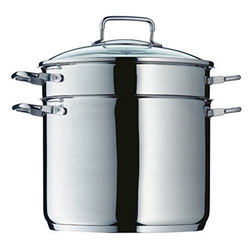 WMF Profi Plus Olla para Pasta, Acero Inoxidable Pulido, 24 cm