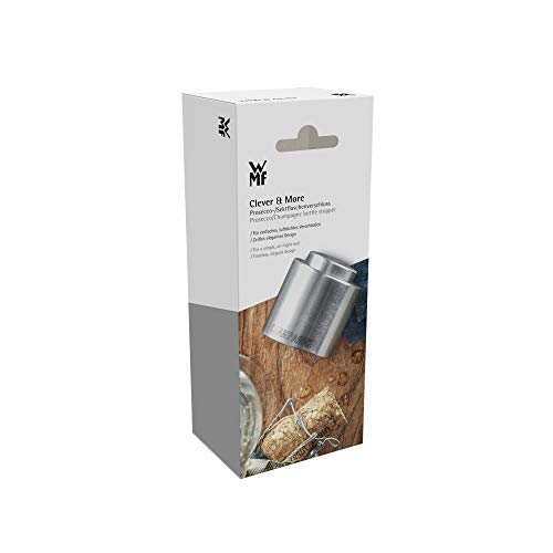 WMF Vino Tapón para Botella Champagne, Acero Inoxidable Pulido