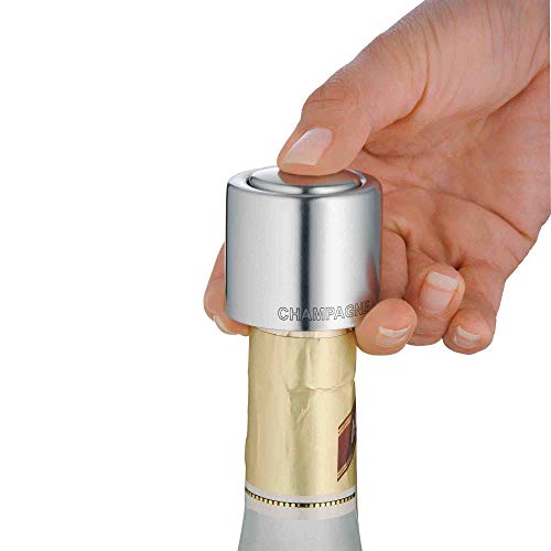 WMF Vino Tapón para Botella Champagne, Acero Inoxidable Pulido