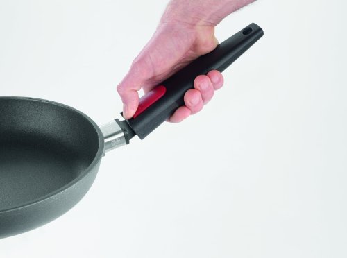 Woll Nowo - Sartén para freír pescado, 38 x 28.4 centímetros, 5.5 centímetros de alto, con mango extraíble
