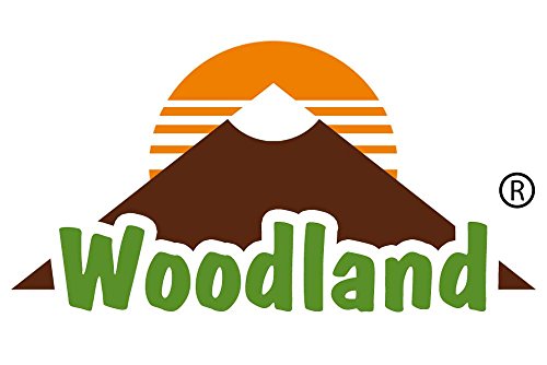 Woodland - Pequeño pequeño monedero hecha de, cuero natural búfalo suave en color Café/Taupe