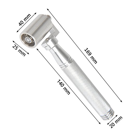 WOWOSS Rodillos Pintura de Presión Acero Inoxidable Plana con Mango de Antideslizante Decoración del Herramienta de Rodillo de Papel Pintado de Bricolaje (40mm)