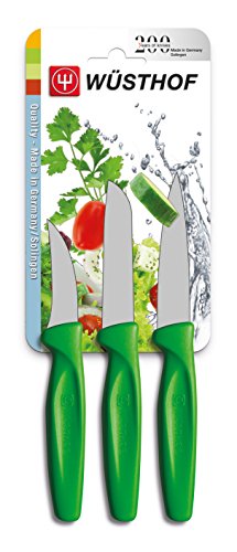 Wüsthof CuchilloCuchillo para verdura 9332 G Verde, 3 Unidades