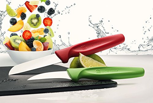 Wüsthof Dreizack Juego de Cuchillos mondador + Cuchillo para verdura 9313r Rojo